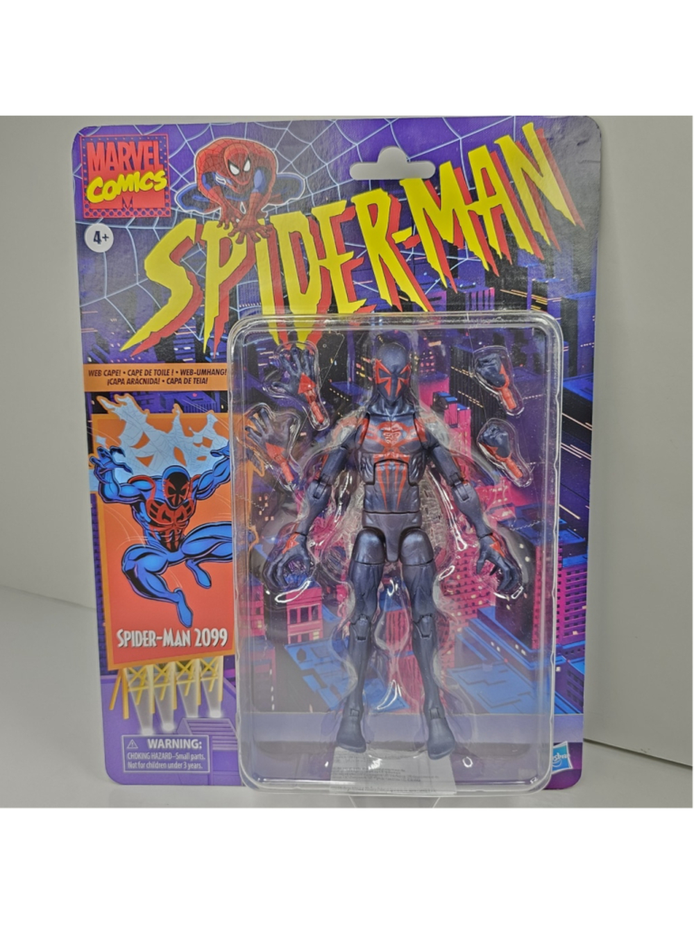 SEALED Hasbro Marvel Legends Spider-Man Retro Carded 2099 6" Action Figure 62829
